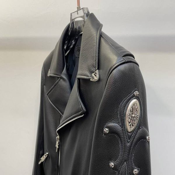 欲しい♡超限定♪クロムハーツ JJ DEANレザー ジャケットCH コピー Kuu56899 - 画像 (5)