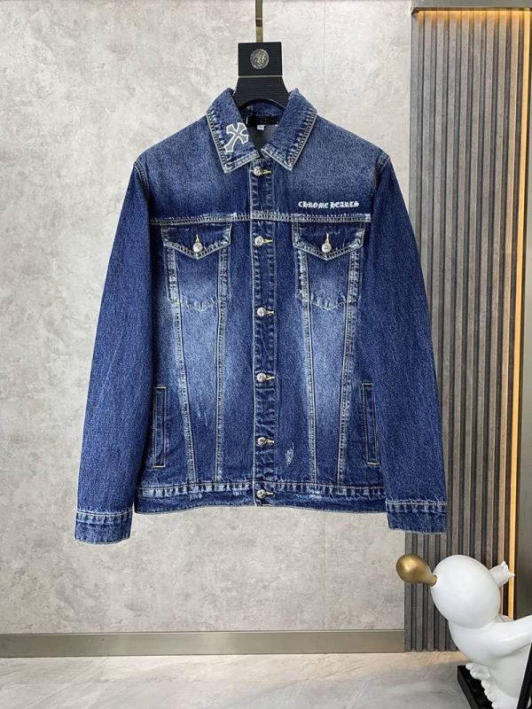 注目度抜群！SALE！クロムハーツ CH デニムジャケットコピーN級品 Kuu49283 - 画像 (3)