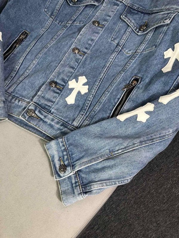 欲しい♡超限定♪クロムハーツ CH デニムジャケット コピー Kux64650 - 画像 (2)
