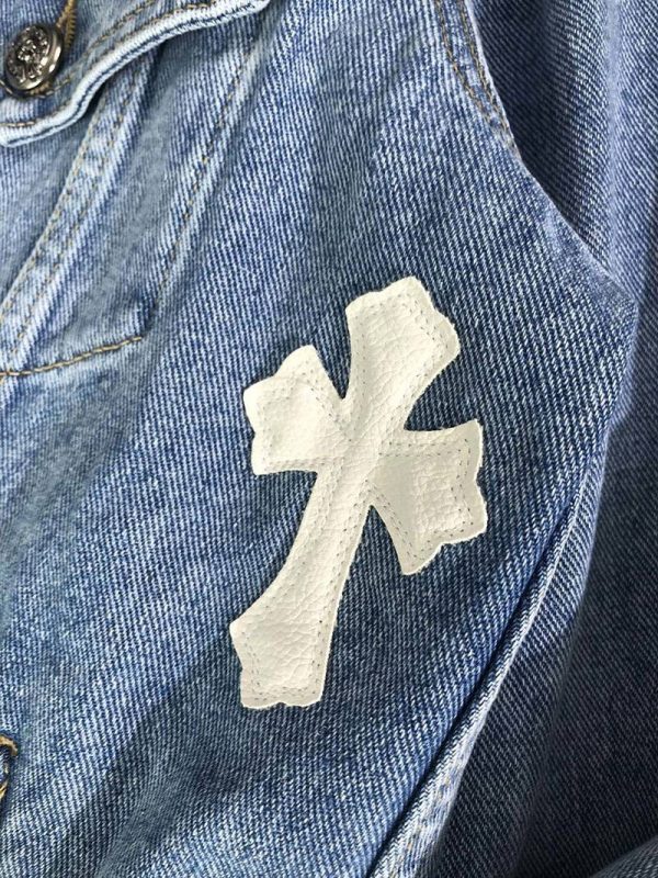 欲しい♡超限定♪クロムハーツ CH デニムジャケット コピー Kux64650 - 画像 (4)