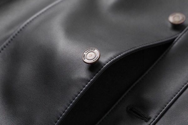 追跡付き発送サンローラン 偽物 デニムスタイル ボタンジャケット スムースレザー 529949YC2OC1000 - 画像 (5)