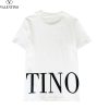 関税込 ヴァレンティノ Tシャツ コピー VLTN コットンロゴ Vug98960 - 画像 (2)