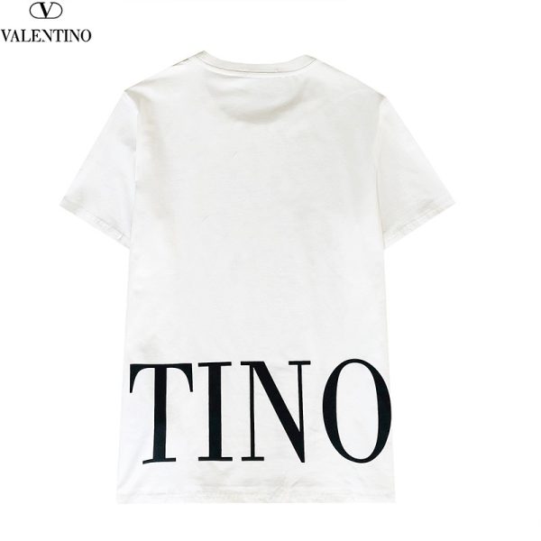 関税込 ヴァレンティノ Tシャツ コピー VLTN コットンロゴ Vug98960 - 画像 (2)