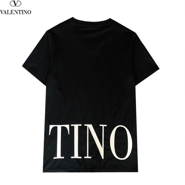 関税込 ヴァレンティノ Tシャツ コピー VLTN コットンロゴ Vug98960 - 画像 (4)