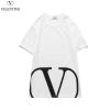 関税込ヴァレンティノ Tシャツ 偽物 VLTN コットンロゴ Tシャツ 2色 Vua65573 - 画像 (3)