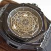 超話題!ウブロ 偽物 ビッグバン ウニコ サンブルーチタニウムパヴェ hur98042 - 画像 (2)