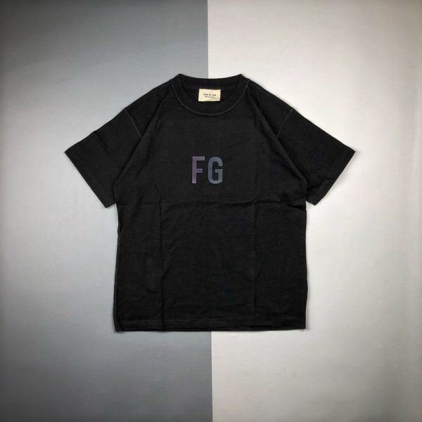 人気急上昇フィアオブゴッド FG Tシャツ 偽物 ブラック fip40677 - 画像 (6)