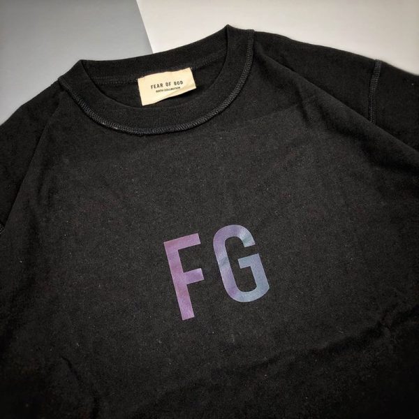 人気急上昇フィアオブゴッド FG Tシャツ 偽物 ブラック fip40677 - 画像 (7)