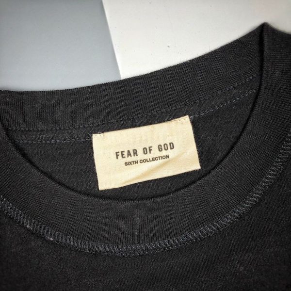 人気急上昇フィアオブゴッド FG Tシャツ 偽物 ブラック fip40677 - 画像 (9)
