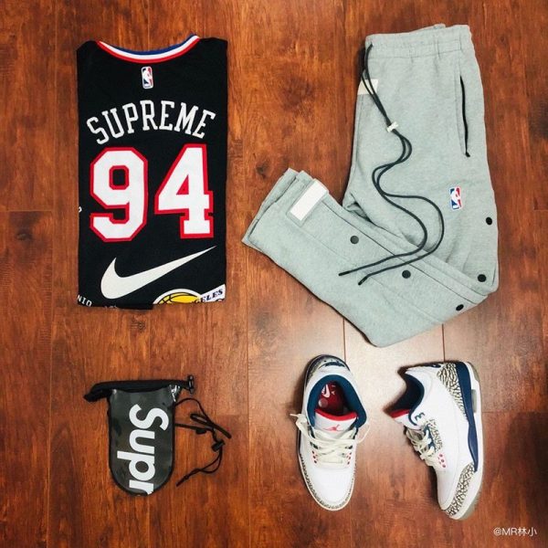 一目惚れ♪フィアオブゴッド ナイキ NBA コラボ スウェットパンツ 偽物 fid53774 - 画像 (8)