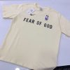 《大人気》フィアオブゴッド ナイキ NBA コラボ Tシャツ コピー ベージュ fif38545 - 画像 (9)
