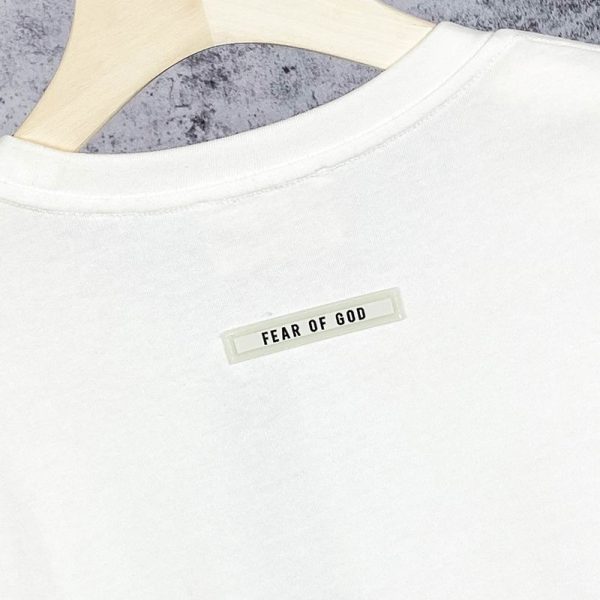 新作フィアオブゴッド SIXTH COLLECTION Tシャツ 偽物 ホワイト fib65369 - 画像 (4)