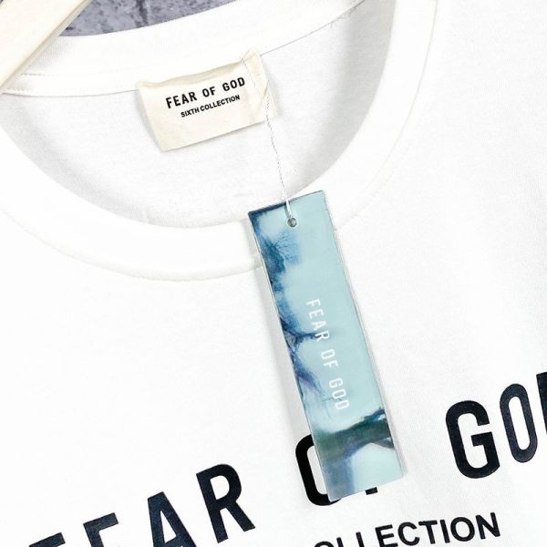 新作フィアオブゴッド SIXTH COLLECTION Tシャツ 偽物 ホワイト fib65369 - 画像 (9)