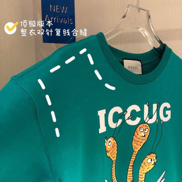 完売必至 【グッチ】Freya Hartas ICCUG 偽物プリント フーディー guh36255 - 画像 (4)