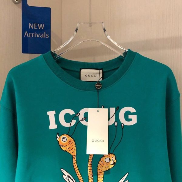 完売必至 【グッチ】Freya Hartas ICCUG 偽物プリント フーディー guh36255 - 画像 (5)