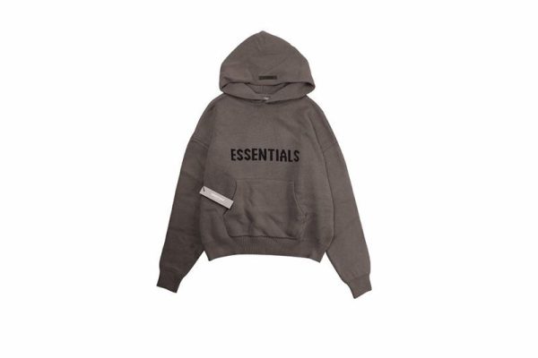 【日本未発売】フィアオブゴッド 偽物 エッセンシャルズ ニットフーデッドジャンパー fit99438 - 画像 (5)