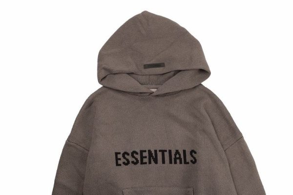 【日本未発売】フィアオブゴッド 偽物 エッセンシャルズ ニットフーデッドジャンパー fit99438 - 画像 (6)