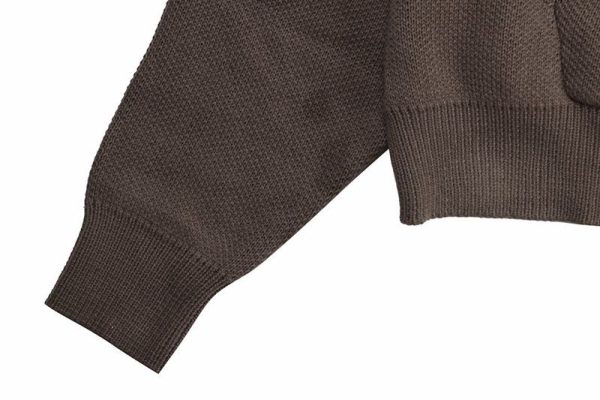 【日本未発売】フィアオブゴッド 偽物 エッセンシャルズ ニットフーデッドジャンパー fit99438 - 画像 (7)