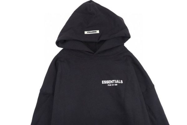 可愛いフィアオブゴッド エッセンシャルズ パーカー 偽物 ブラック fit36743 - 画像 (3)