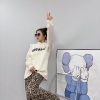 21-22AWジルサンダー パーカー 偽物 ロゴ刺繍 スウェットフーディー カーキ Jil85378 - 画像 (5)