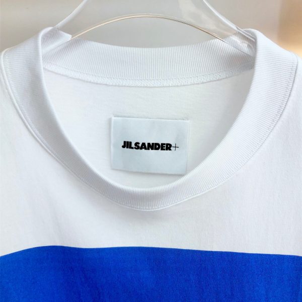 一目惚れ♪ジルサンダー Tシャツ 偽物 ロゴ プリント コットン 送関込み 2色 Jib98301 - 画像 (7)
