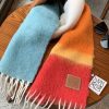 入手困難ロエベ モヘア ストライプ スカーフ 偽物 lop60816 - 画像 (6)
