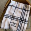 希少色 シャネル ストール ウール シルク カシミヤ CC 偽物 shw80199 - 画像 (3)
