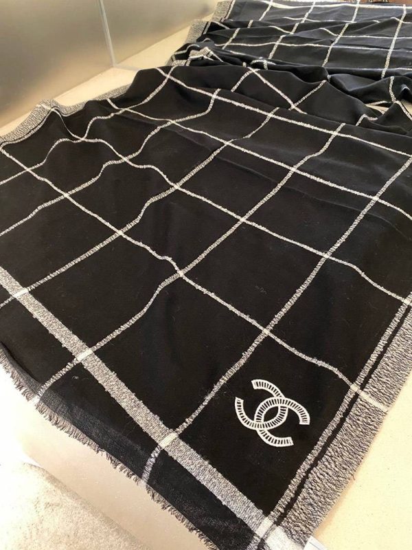 21AW 定番人気 シャネル ストール ウール偽物 シルク カシミヤ CC shl82275 - 画像 (6)