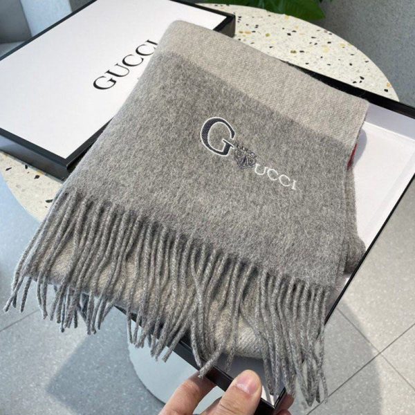 完売必至 グッチ コピー グラフィックカシミヤスカーフ guv00056 - 画像 (3)