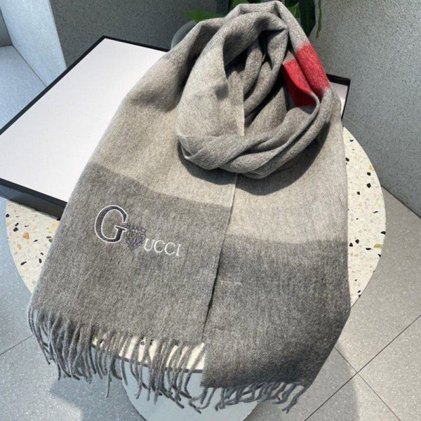 完売必至 グッチ コピー グラフィックカシミヤスカーフ guv00056 - 画像 (6)