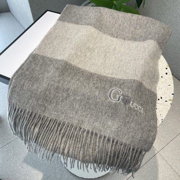 完売必至 グッチ コピー グラフィックカシミヤスカーフ guv00056 - 画像 (4)