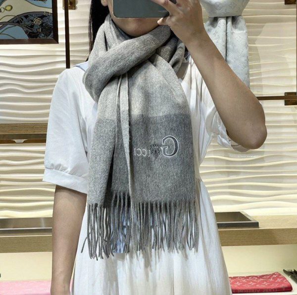 完売必至 グッチ コピー グラフィックカシミヤスカーフ guv00056 - 画像 (9)