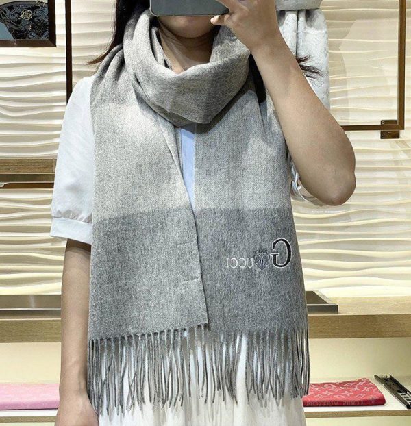 完売必至 グッチ コピー グラフィックカシミヤスカーフ guv00056 - 画像 (8)