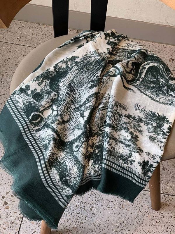 完売人気 ディオール マフラー ショール偽物 100% カシミヤ ded52084 - 画像 (3)