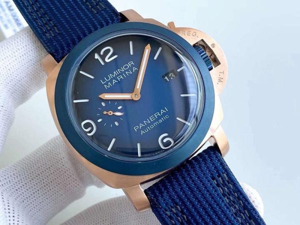 高品質♪♪♪パネライ ルミノールコピーN級品 カーフストラップ 44mm pac60383 - 画像 (4)