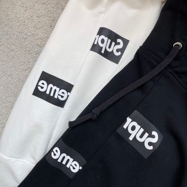 目を惹くカラー シュプリーム x コムデギャルソン コピー★box logo ボックスロゴパーカー shq23270 - 画像 (2)