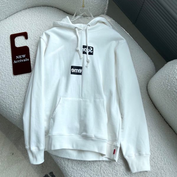 目を惹くカラー シュプリーム x コムデギャルソン コピー★box logo ボックスロゴパーカー shq23270 - 画像 (10)