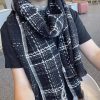 送料込 シャネル カシミヤ マフラー 偽物・ストール shl12801 - 画像 (8)