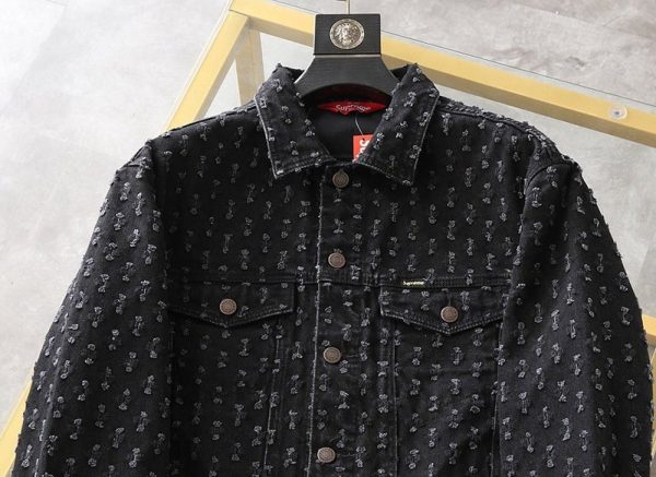 シュプリーム パーフォレイテッドデニムトラッカージャケット 3色 Sht66970 - 画像 (4)