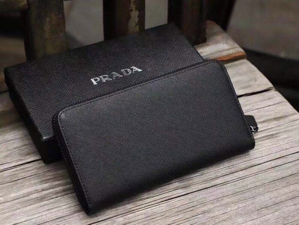 早い者勝ち♡ プラダ ファスナー付長財布 偽物 長財布 送料込 puj09092 - 画像 (4)