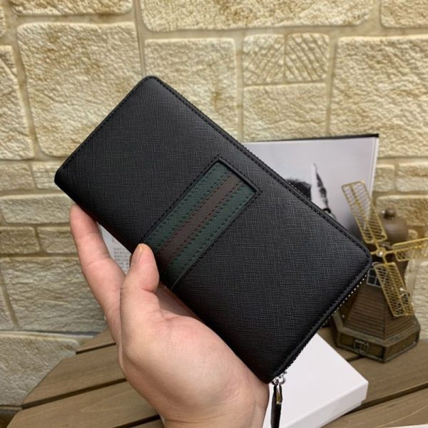 大人気！限定希少 プラダ 偽物ファスナー付 長財布 puv99542 - 画像 (5)