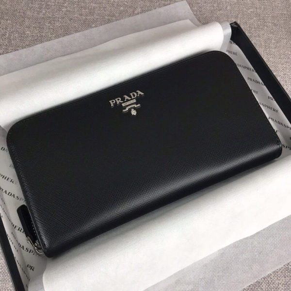 セール新作 高品質♪♪♪プラダ ファスナー付長財布 長財布 pue02749 - 画像 (3)