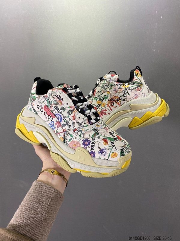 春もの新作グッチ バレンシアガ コピー ザ ハッカー プロジェクト “Triple S” スニーカー 681068UL1108461 - 画像 (8)