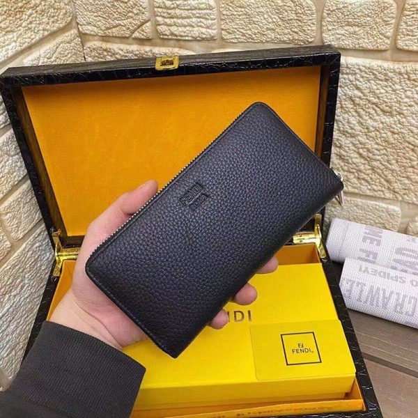人気No1フェンディ ジップアラウンド 長財布 偽物 ブラック バッグ バグズ ジッパーウォレット カスタマイズ fel89179 - 画像 (5)