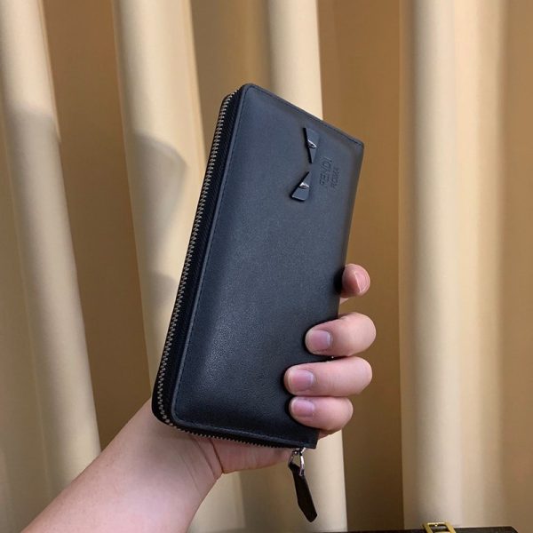 定番フェンディ ジップアラウンド 長財布 偽物 ブラック バッグ バグズ ジッパーウォレット カスタマイズ fea27541 - 画像 (6)