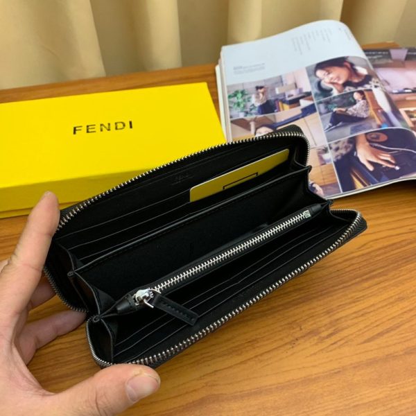 人気急上昇フェンディ ジップアラウンド 長財布 偽物 ブラック バッグ バグズ ジッパーウォレット カスタマイズ fen64906 - 画像 (8)