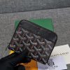日本未入荷 ゴヤール ラウンドジップ コインケース MINI 財布 偽物 ブラック タン Got84026 - 画像 (3)