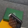 日本未入荷 ゴヤール ラウンドジップ コインケース MINI 財布 偽物 ブラック タン Got84026 - 画像 (5)