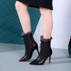 累積売上総額第１位！ルブタン Lock Booty 90mm アンクルブーツ ジップ スタッズ Rul21979 - 画像 (7)
