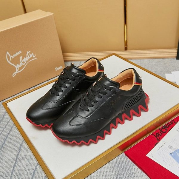 ★日本!!人気！ルブタンコピー LOUBISHARK 爽やかブラック ★スニーカー Ruz04785 - 画像 (2)